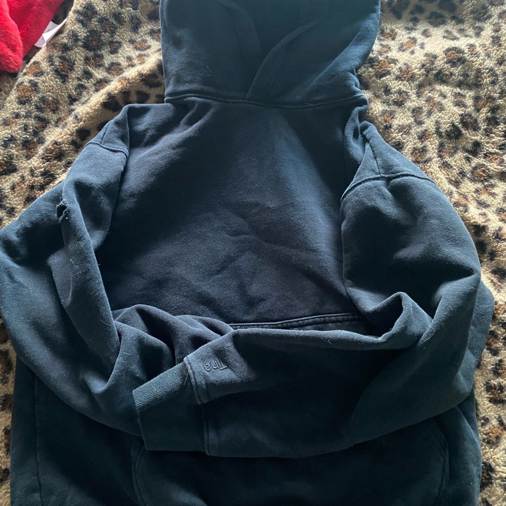 TNA Black Cozyaf Fleece Hoodie